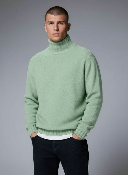 Men's Fitted Turtleneck Sweater – Sutton James