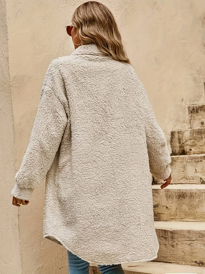 Women's Oversized Sherpa Coat – Sutton James Sutton James