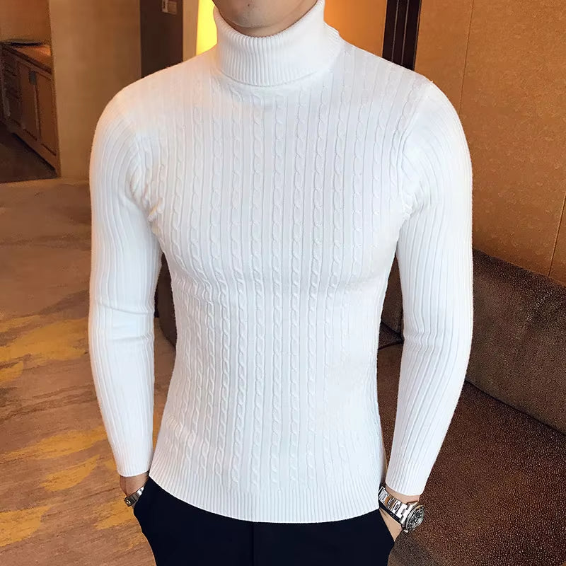 Men's Long Sleeve Turtleneck Jumper Sutton James