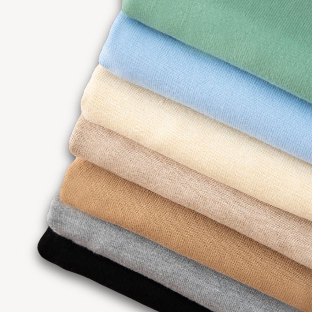 Men's Cashmere V-Neck Sweater - Slim Fit - Soft & Lightweight - Casual & Formal Wear - Adult Clothing Sutton James