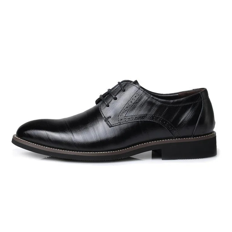Men's Smart Vegan Leather Oxford Shoes with Classic Lace-Up Closure | Eco-Friendly Materials for All Seasons Sutton James