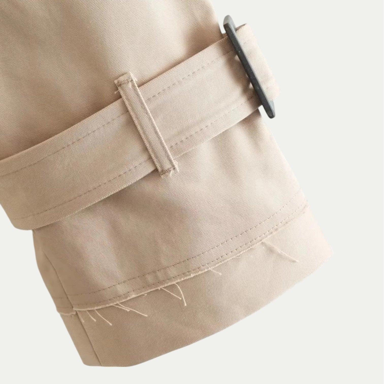 Women's Cropped Belted Trench Coat – Vintage Spring Jacket Sutton James