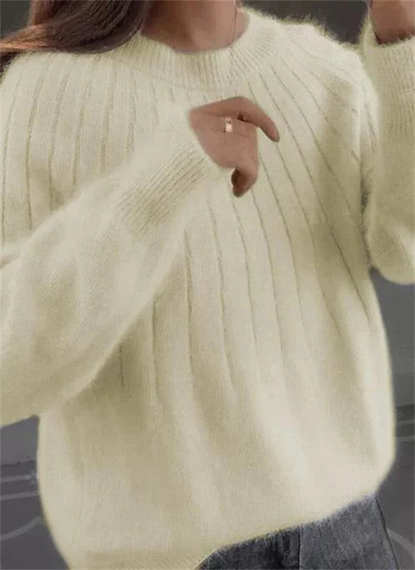 Giselle Sweater | Fluffy Cashmere Knit Sweater Sutton James