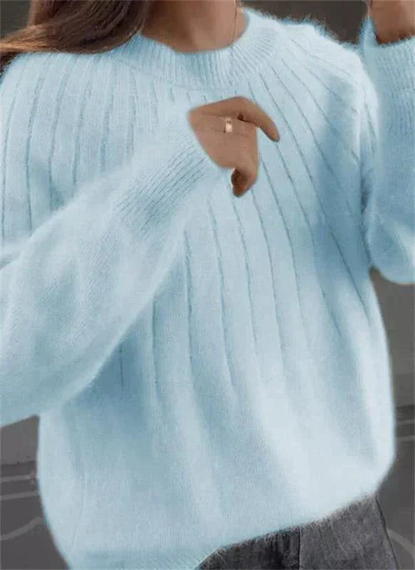 Giselle Sweater | Fluffy Cashmere Knit Sweater Sutton James