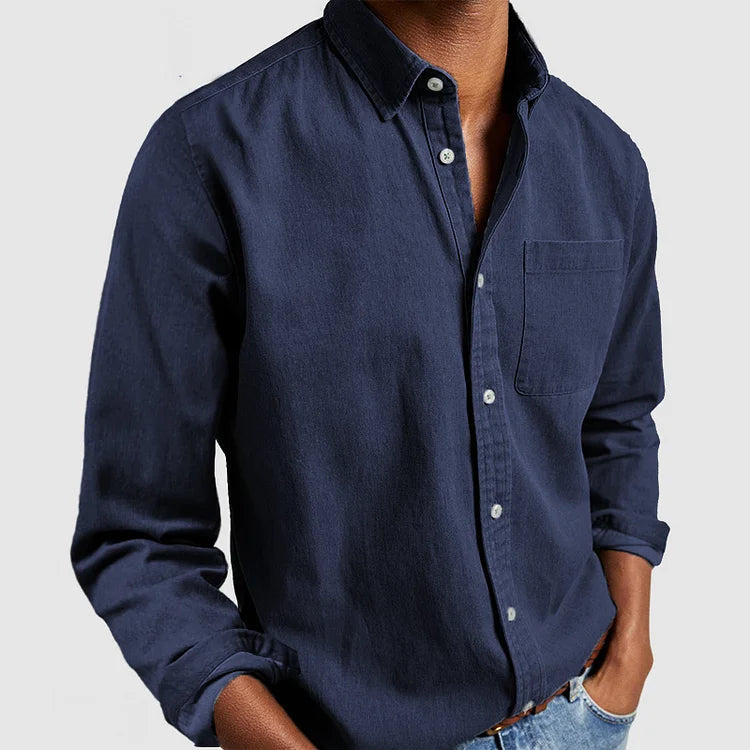 Men's Casual Denim Shirt | Soft Cotton Blend Sutton James