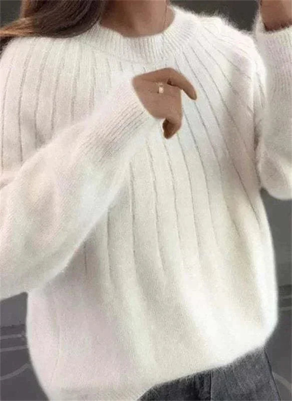 Giselle Sweater | Fluffy Cashmere Knit Sweater Sutton James