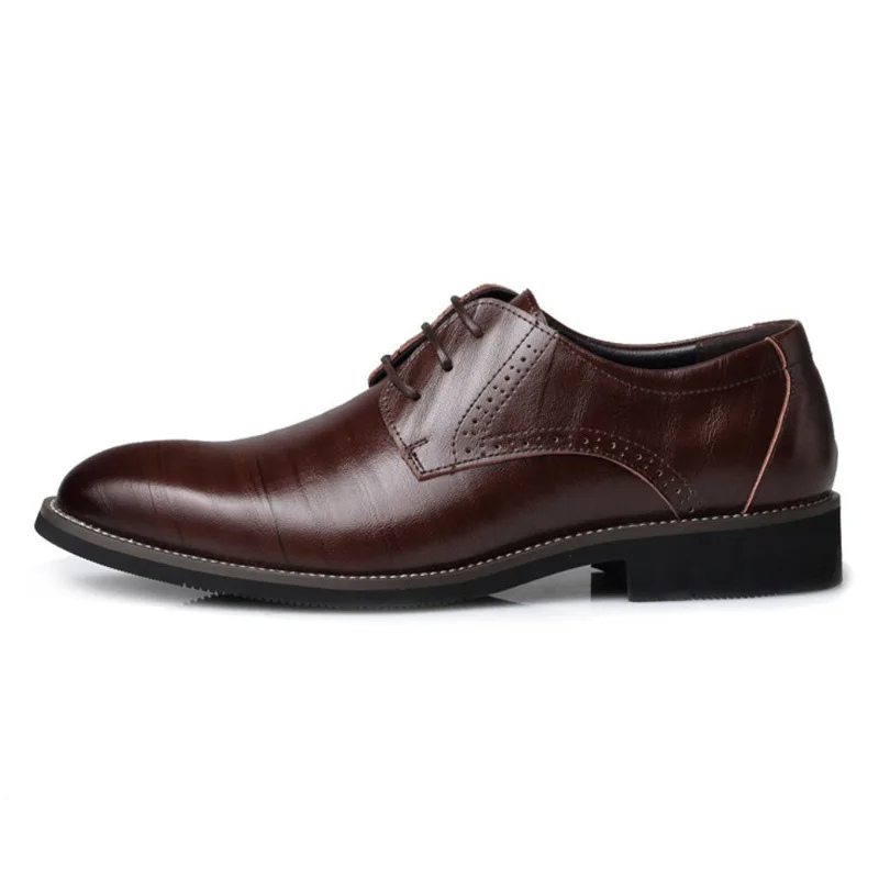 Men's Smart Vegan Leather Oxford Shoes with Classic Lace-Up Closure | Eco-Friendly Materials for All Seasons Sutton James