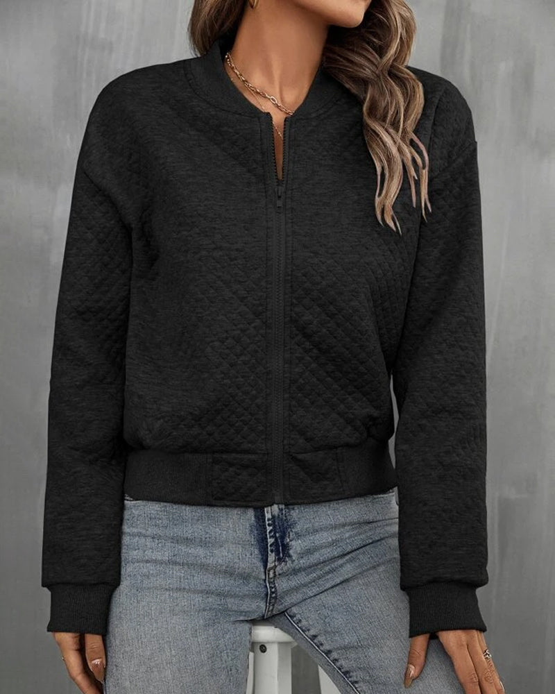 Women's Quilted Bomber Jacket – Sutton James Sutton James