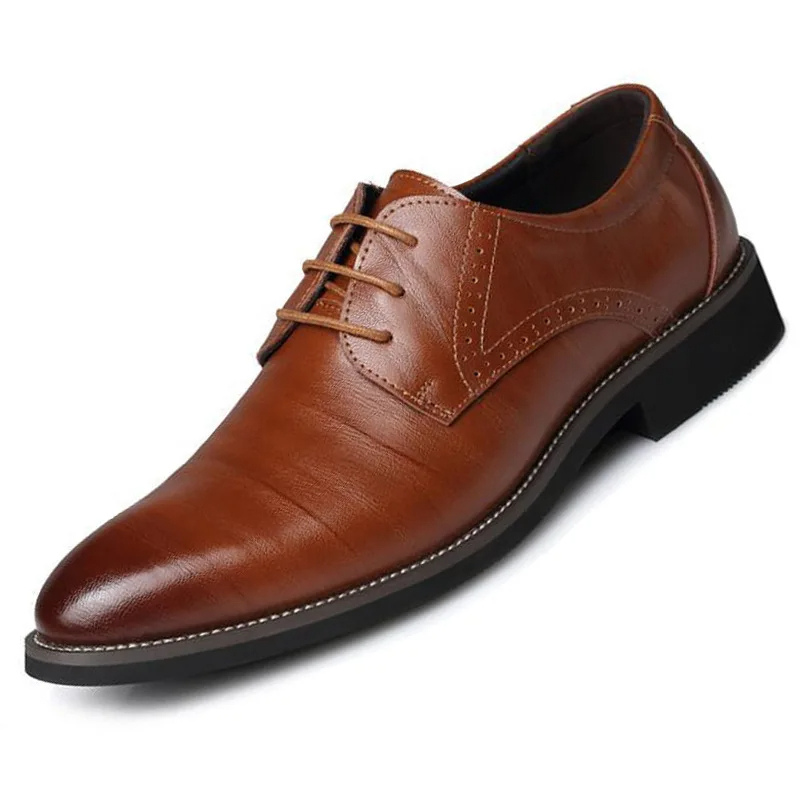 Men's Smart Vegan Leather Oxford Shoes with Classic Lace-Up Closure | Eco-Friendly Materials for All Seasons Sutton James