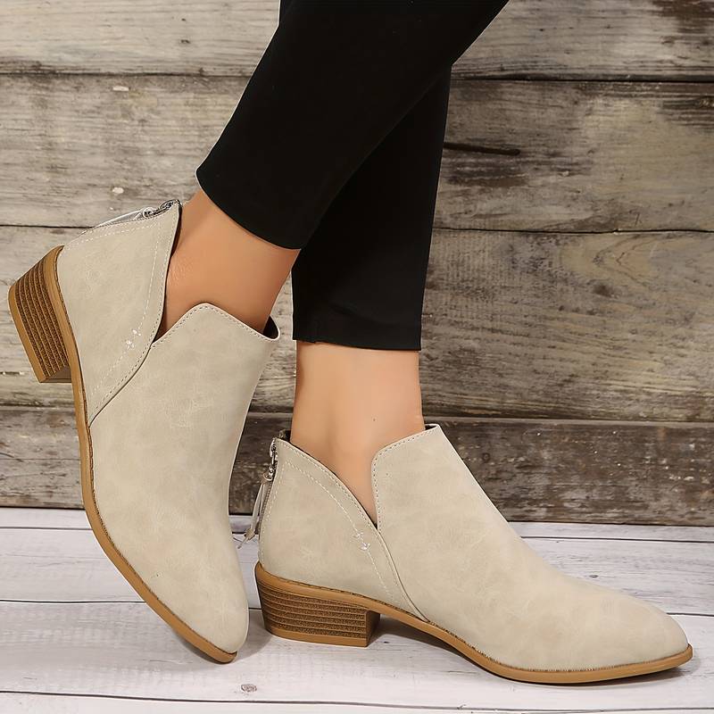 Women's Wedge Heel Pointed Toe Ankle Boots – Sutton James Sutton James