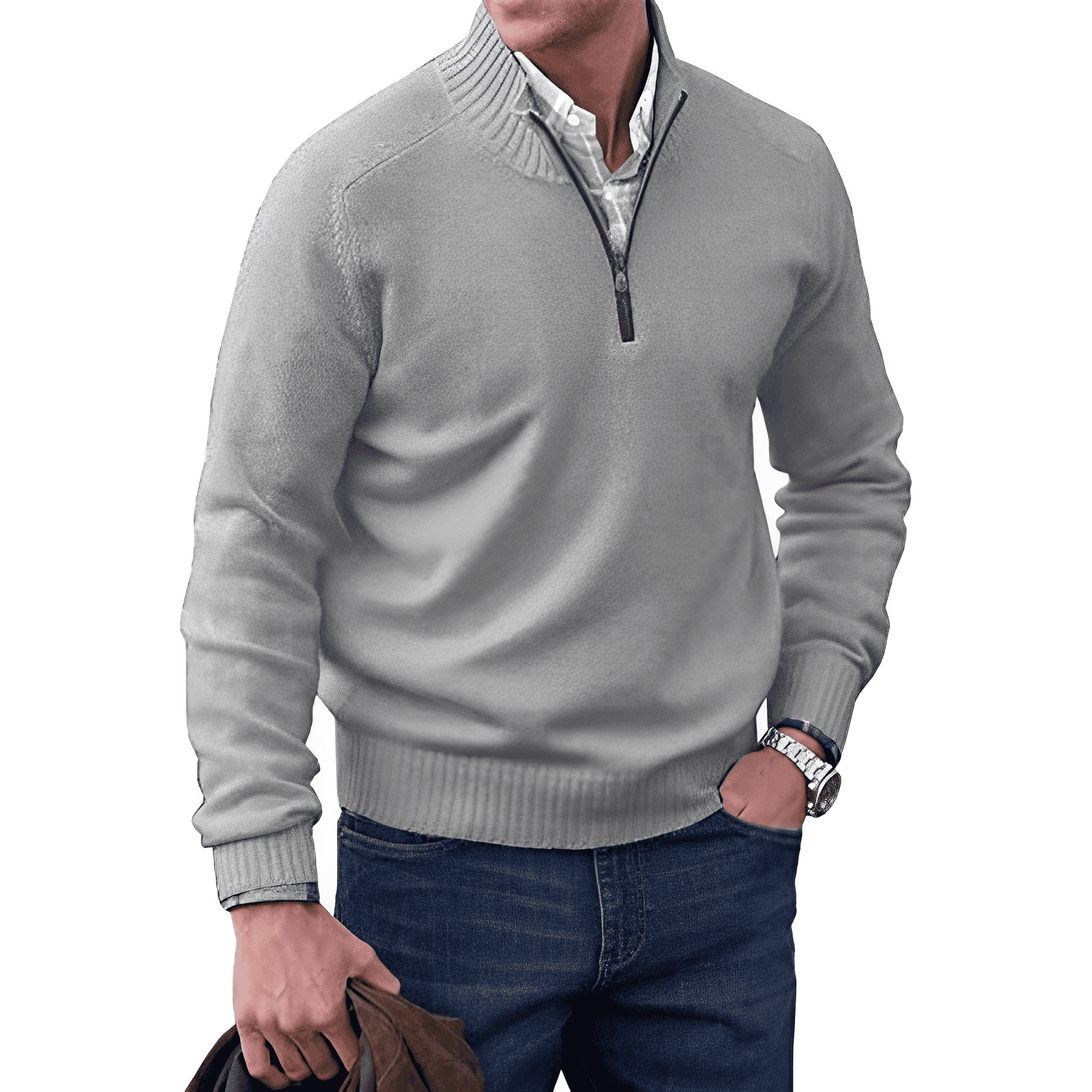 Men's comfortable long sleeve sweater Sutton James