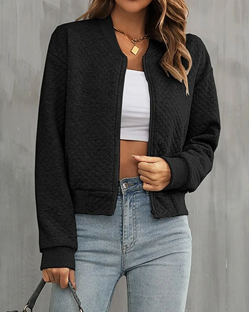 Women's Quilted Bomber Jacket – Sutton James Sutton James