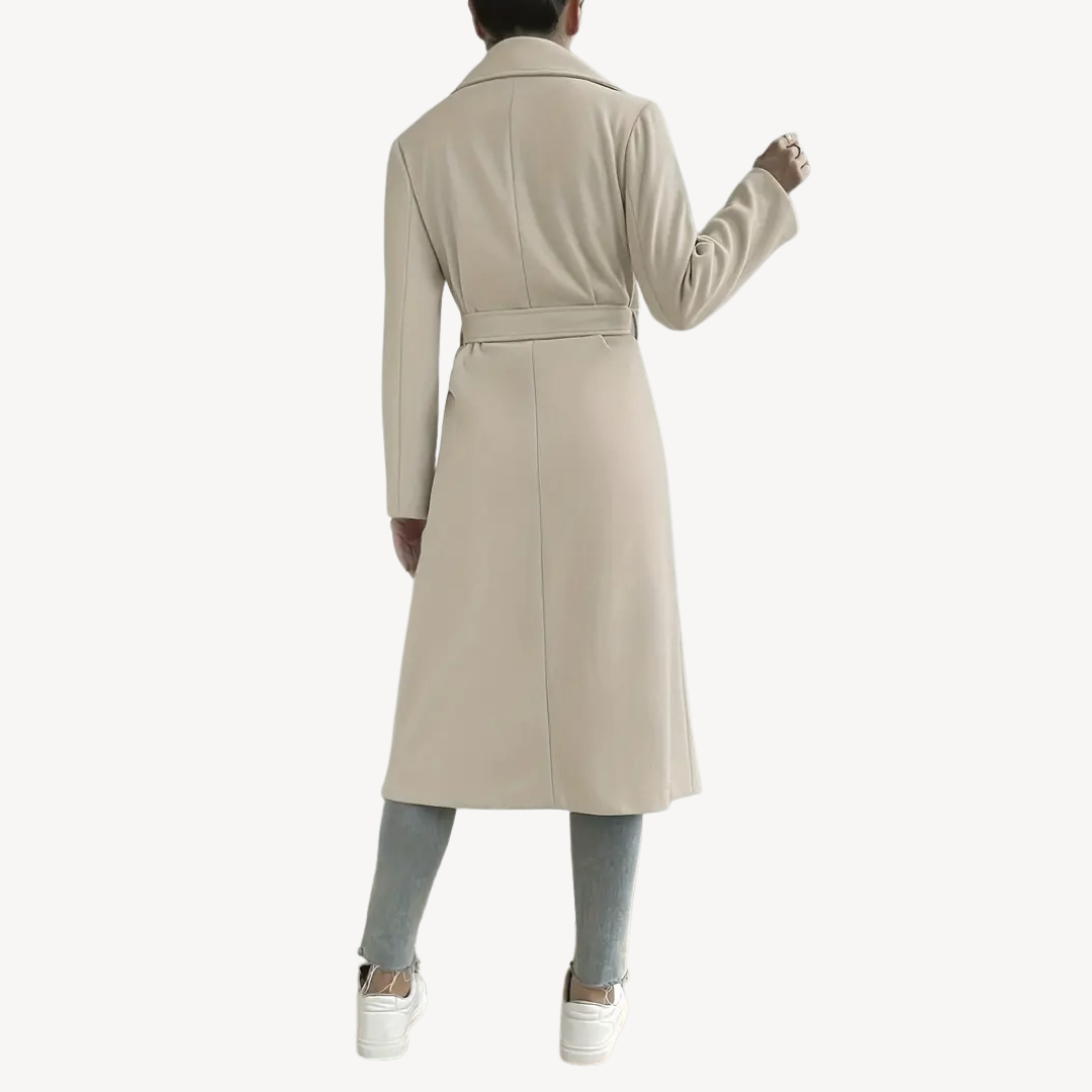 Women's Long Open Coat with Pockets Sutton James