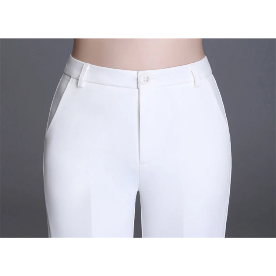Women's Slim Fit High Waist Flared Pants Sutton James