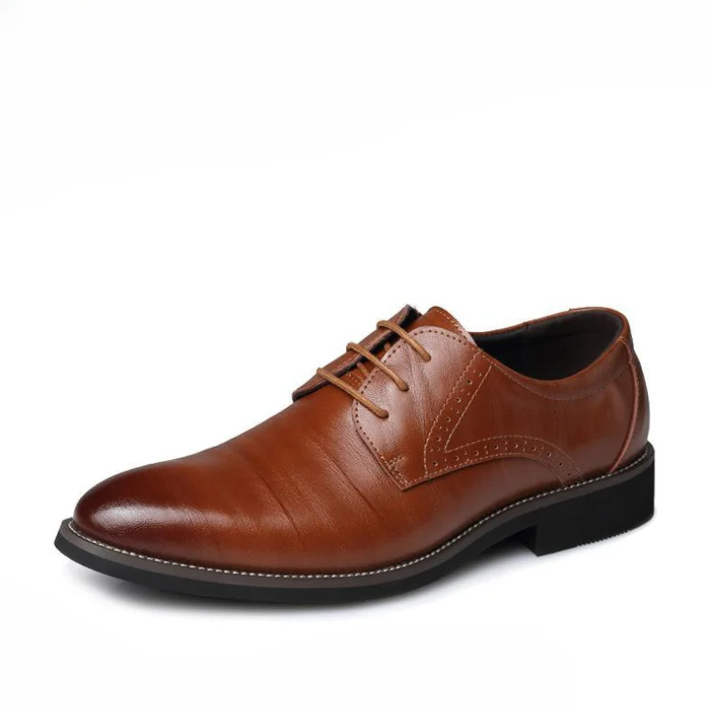 Men's Smart Vegan Leather Oxford Shoes with Classic Lace-Up Closure | Eco-Friendly Materials for All Seasons Sutton James