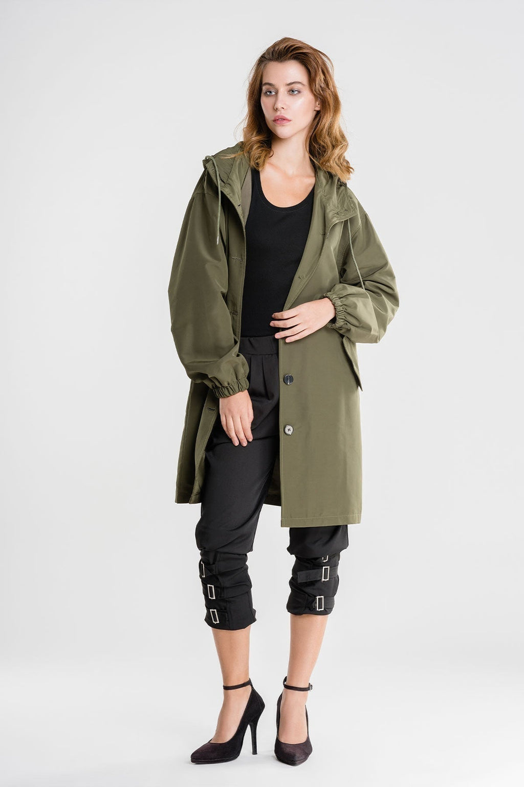 Casual Waterproof Hooded Windbreaker Oversized Rain Jacket For Women | Perfect for Outdoor Activities Sutton James