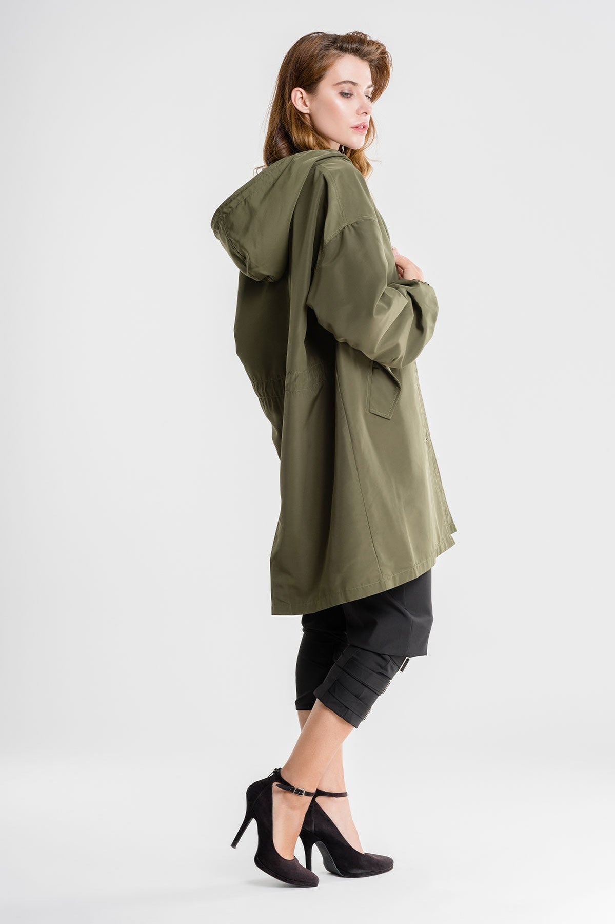 Casual Waterproof Hooded Windbreaker Oversized Rain Jacket For Women | Perfect for Outdoor Activities Sutton James