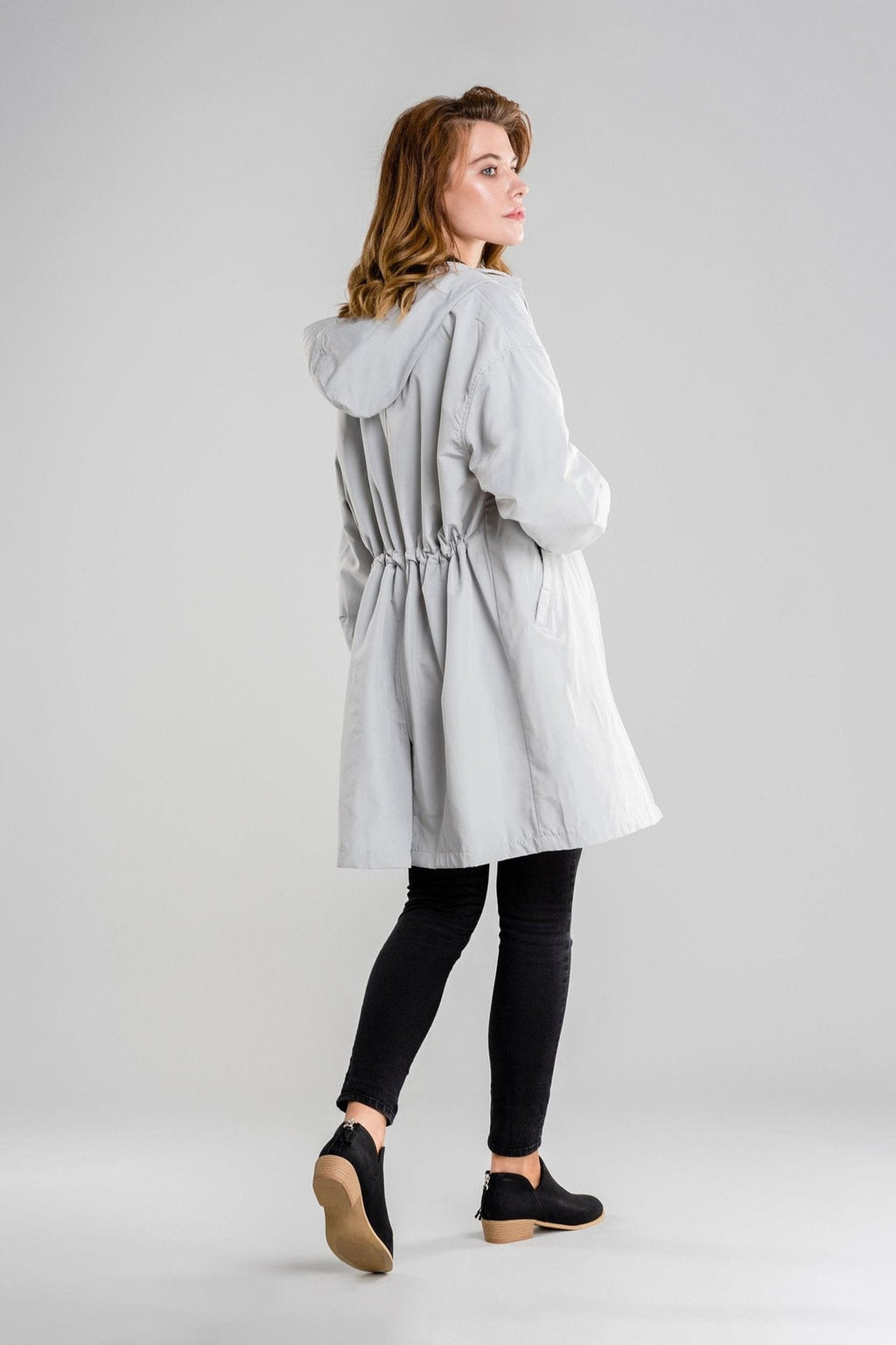 Casual Waterproof Hooded Windbreaker Oversized Rain Jacket For Women | Perfect for Outdoor Activities Sutton James