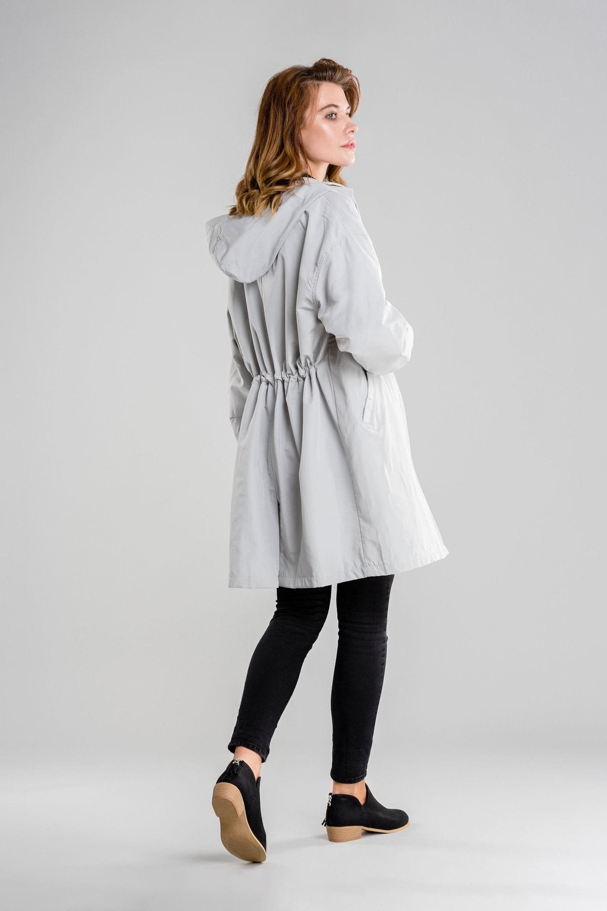 Casual Waterproof Hooded Windbreaker Oversized Rain Jacket For Women | Perfect for Outdoor Activities Sutton James