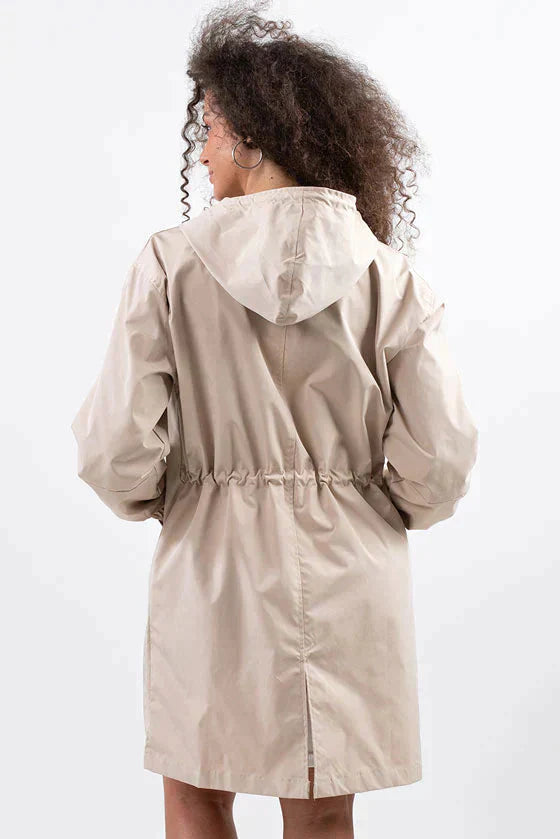 Casual Waterproof Hooded Windbreaker Oversized Rain Jacket For Women | Perfect for Outdoor Activities Sutton James