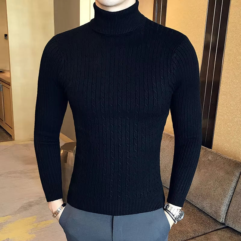 Men's Long Sleeve Turtleneck Jumper Sutton James