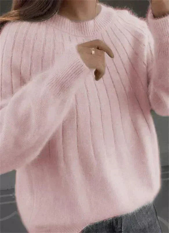Giselle Sweater | Fluffy Cashmere Knit Sweater Sutton James