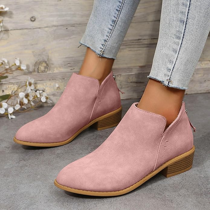 Women's Wedge Heel Pointed Toe Ankle Boots – Sutton James Sutton James