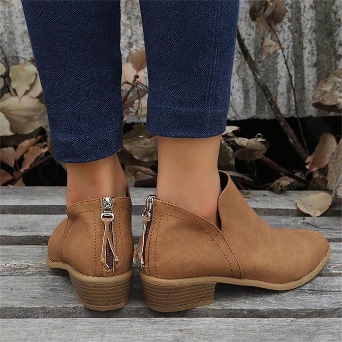 Women's Wedge Heel Pointed Toe Ankle Boots – Sutton James Sutton James