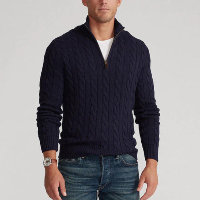 Castello | Old Money Half Zip Sweater Sutton James