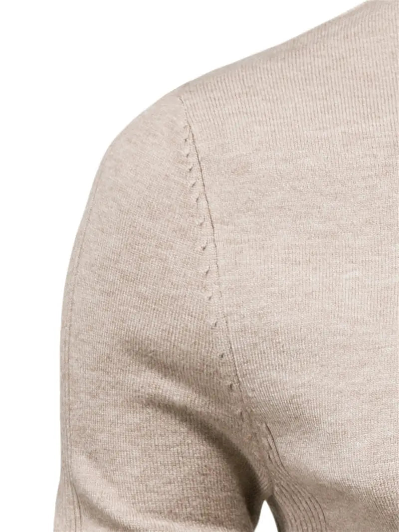 Men’s Turtleneck Sweater - Slim Fit - Soft Knit - Long Sleeve Smart Casual Wear Sutton James