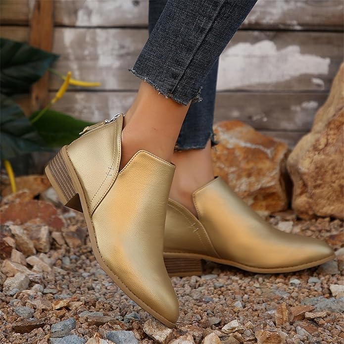 Women's Wedge Heel Pointed Toe Ankle Boots – Sutton James Sutton James