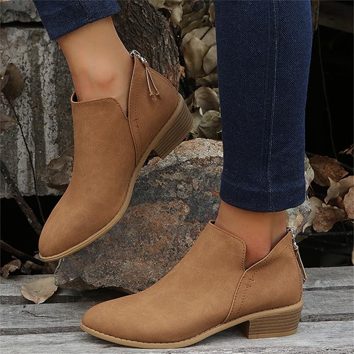Women's Wedge Heel Pointed Toe Ankle Boots – Sutton James Sutton James