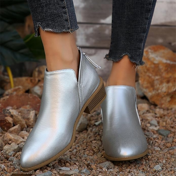 Women's Wedge Heel Pointed Toe Ankle Boots – Sutton James Sutton James