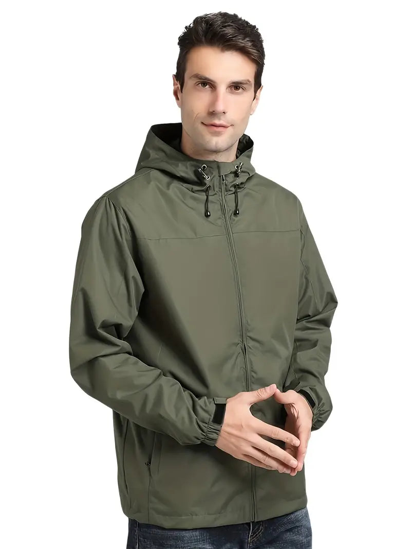 Men's Stylish Hooded Windbreaker - Waterproof Design Sutton James