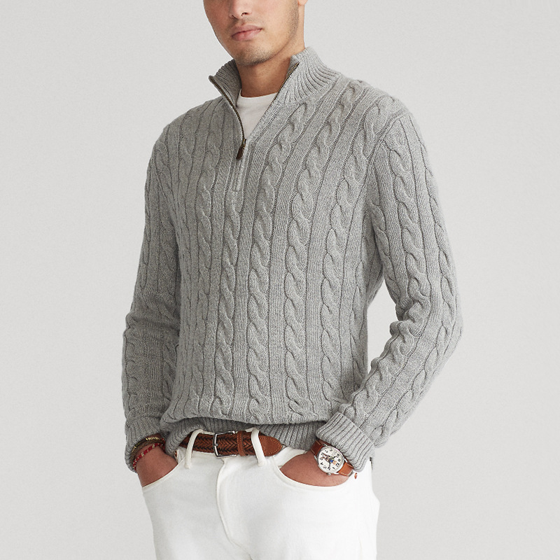 Castello | Old Money Half Zip Sweater Sutton James