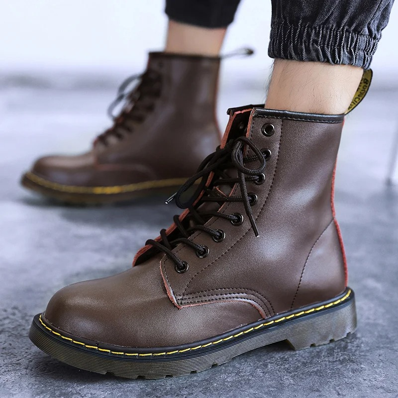 Men's Durable Lace Up Vegan Leather Shoes | Ideal for Winter Sutton James