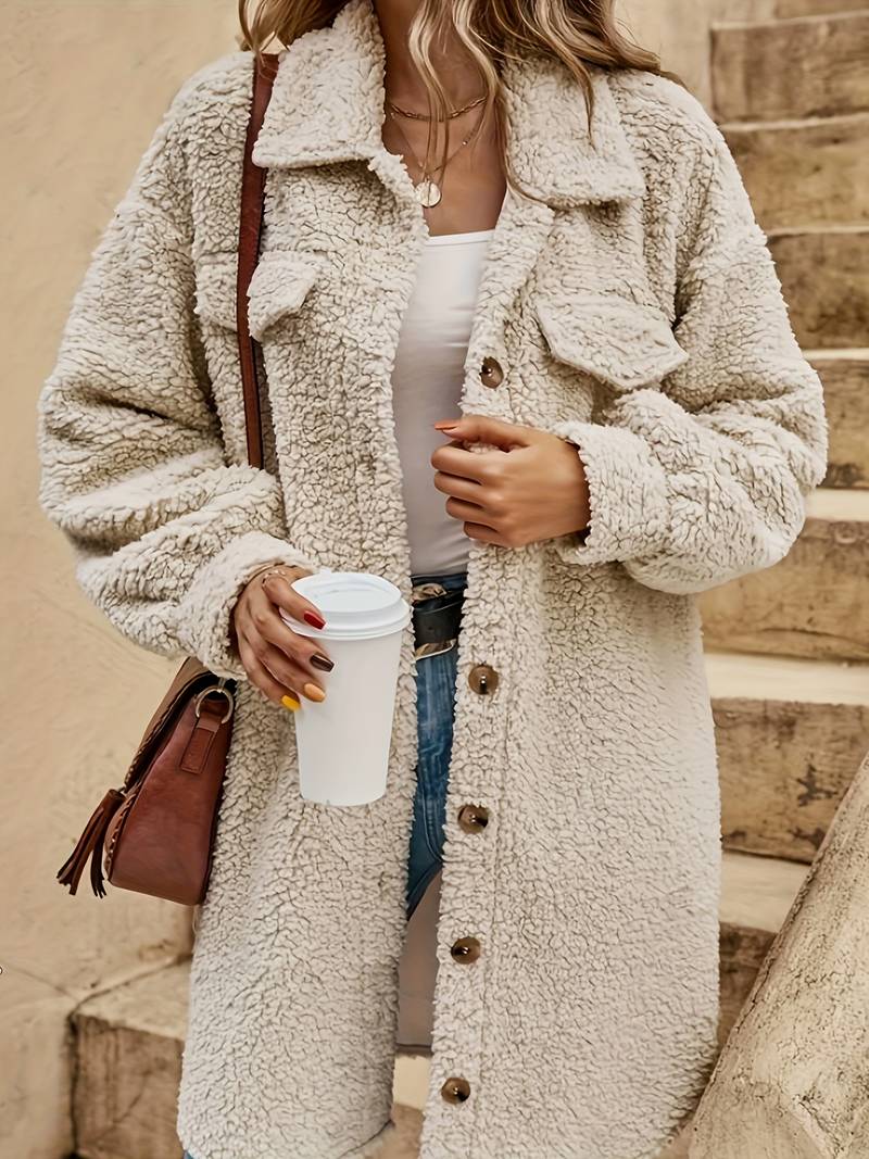 Women's Oversized Sherpa Coat – Sutton James Sutton James