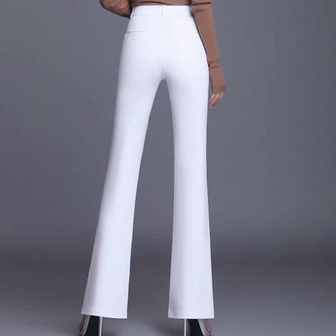 Women's Slim Fit High Waist Flared Pants Sutton James
