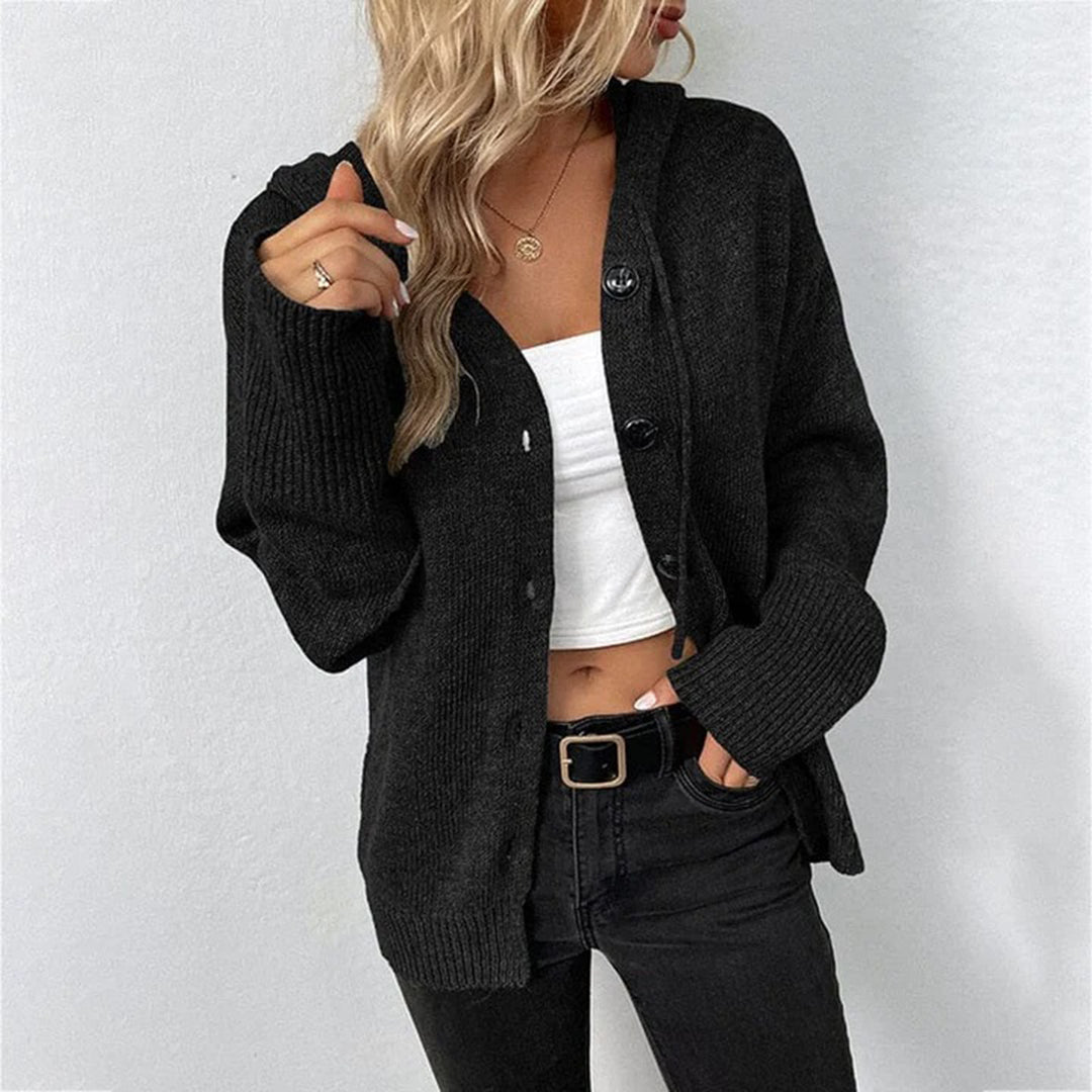 Women's Stylish Hooded Cardigan - Comfortable Knit Sutton James