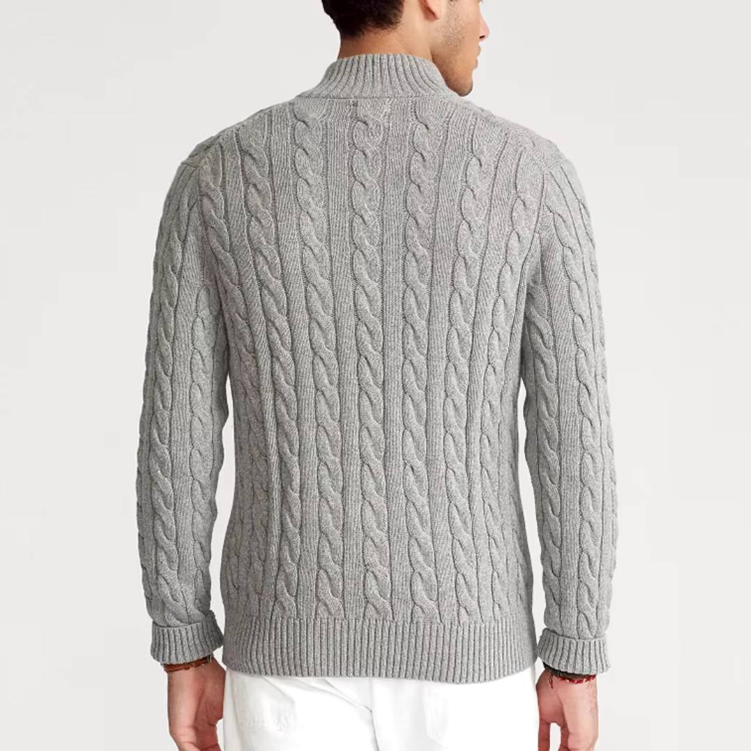 Castello | Old Money Half Zip Sweater Sutton James