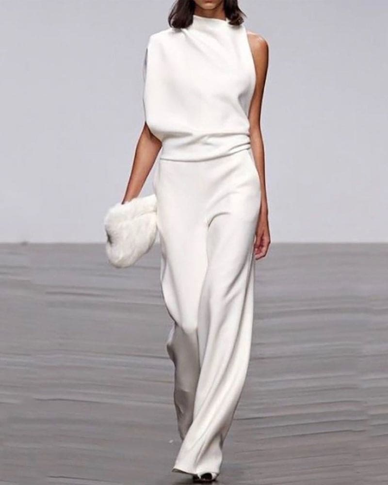 Elegant Women's Sleeveless Jumpsuit - Formal One-Piece Outfit for Special Occasions Sutton James
