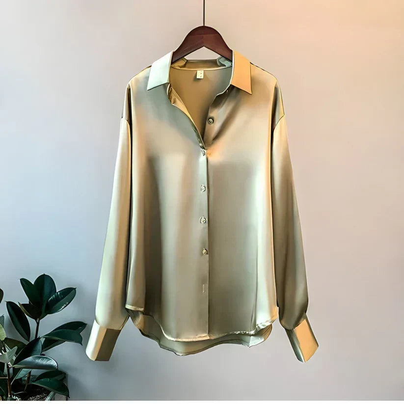 Gertrud Shirt | Women's Elegant Silk Button-Up Shirt Sutton James