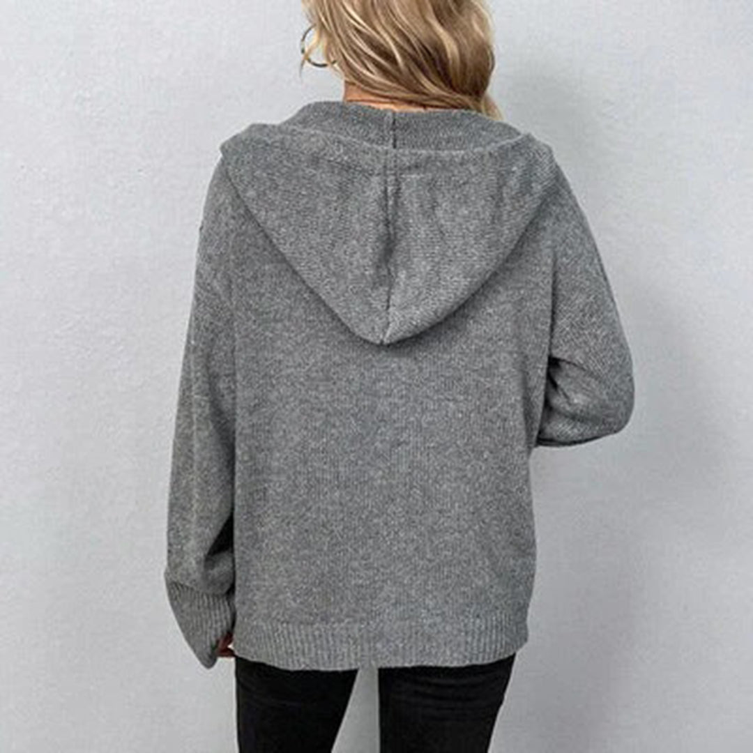 Women's Stylish Hooded Cardigan - Comfortable Knit Sutton James