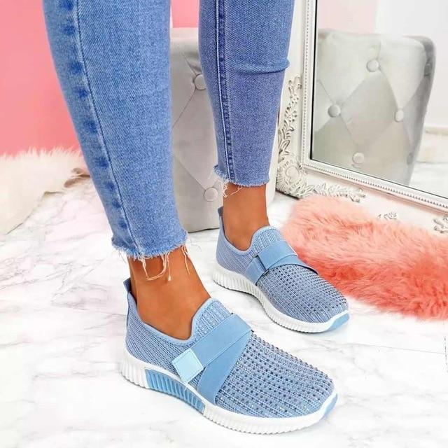 Slip-On Women's Sneakers with Velcro - Improve Your Posture Sutton James