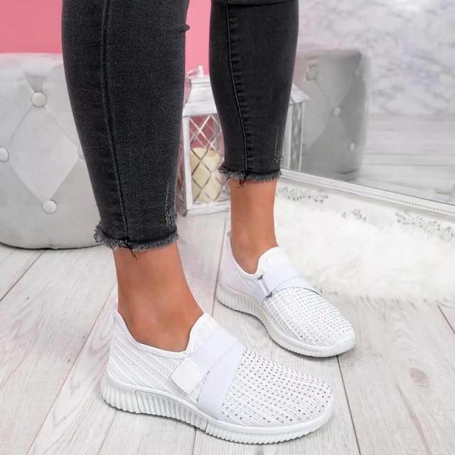 Slip-On Women's Sneakers with Velcro - Improve Your Posture Sutton James