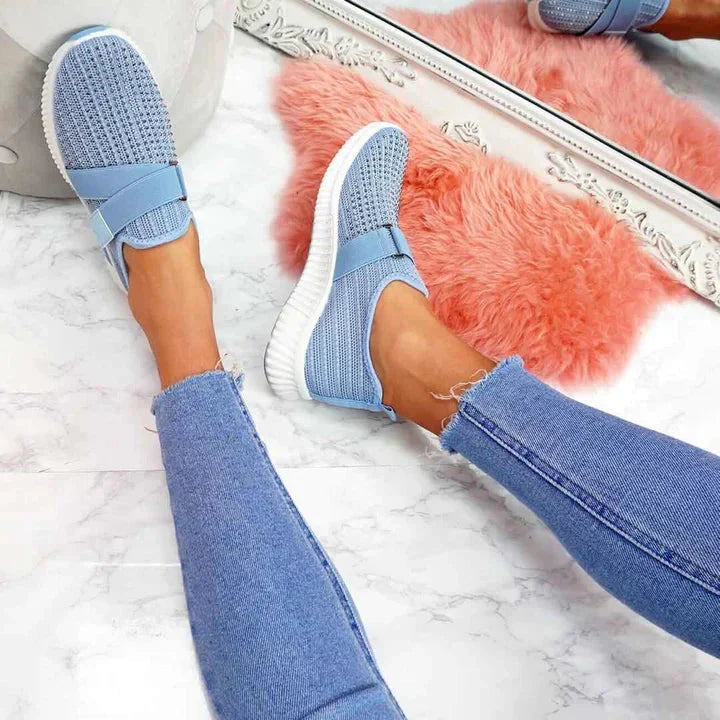 Slip-On Women's Sneakers with Velcro - Improve Your Posture Sutton James