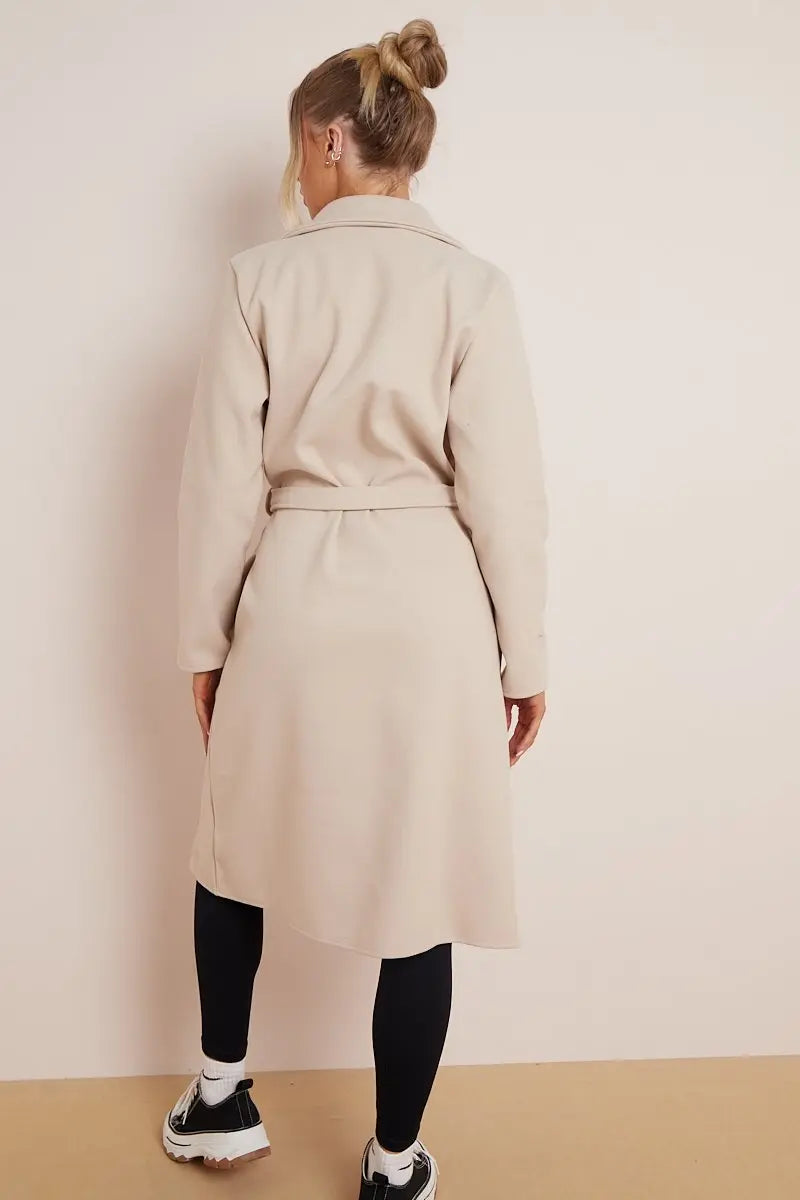 Women's Double Breasted Belted Coat – Sutton James Sutton James
