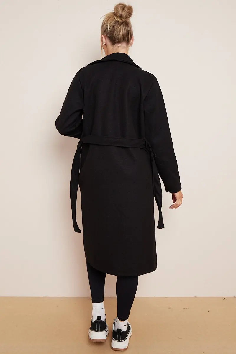 Women's Double Breasted Belted Coat – Sutton James Sutton James