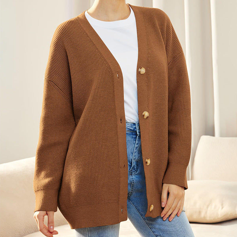 Women's Oversized Button-Front Cardigan – Sutton James Sutton James