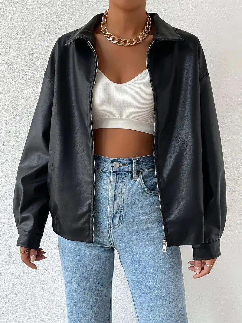 Women's Oversized Zip-Up Jacket – Sutton James Sutton James